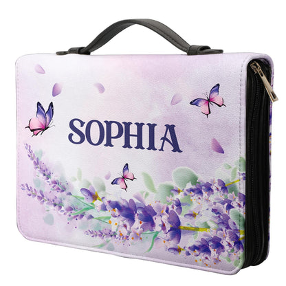 I Will Fear No Evil For You Are With Me Personalized Bible Case - Jesus Bible Cover