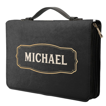 I Would Rather Stand With God And Be Judged By The World Personalized Bible Case - Jesus Bible Cover