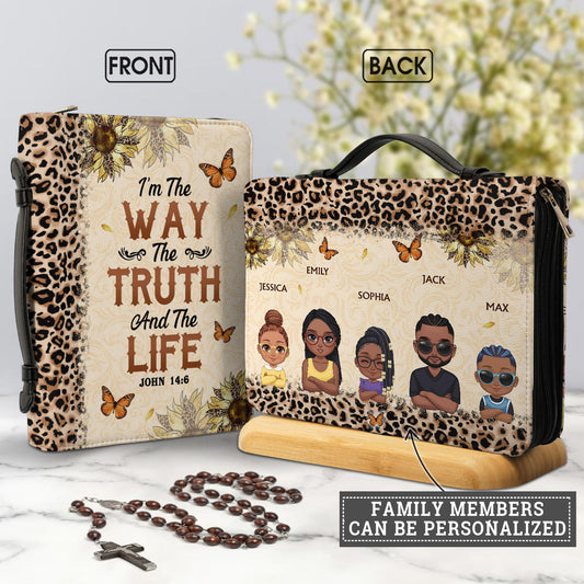 Im The Way The Truth And The Life John 14 6 Personalized Bible Case - Jesus Bible Cover