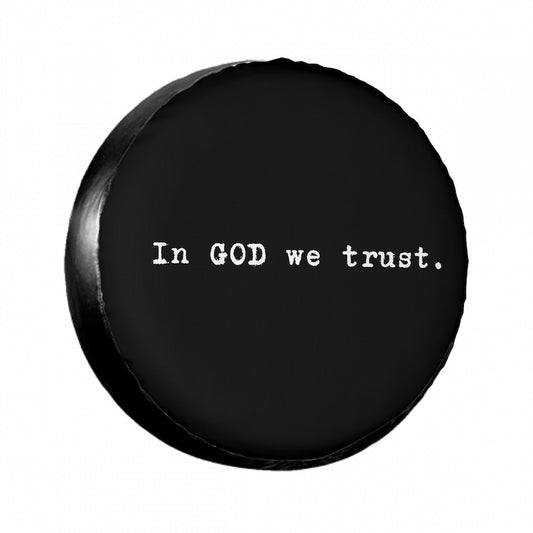 In God We Trust Tire Cove - Religious Christian Spare Tire Cover