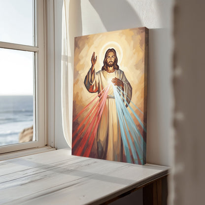 In His Light, Christian Canvas Wall Art, Christmas Gift Ideas, Christian Home Decor, Ciaocustom