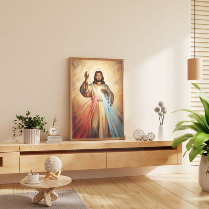 In His Light, Christian Canvas Wall Art, Christmas Gift Ideas, Christian Home Decor, Ciaocustom