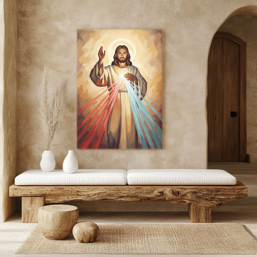 In His Light, Christian Canvas Wall Art, Christmas Gift Ideas, Christian Home Decor, Ciaocustom