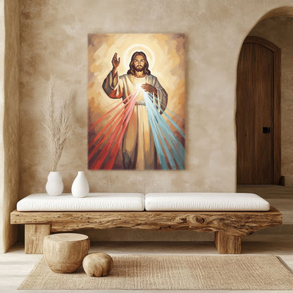 In His Light, Christian Canvas Wall Art, Christmas Gift Ideas, Christian Home Decor, Ciaocustom