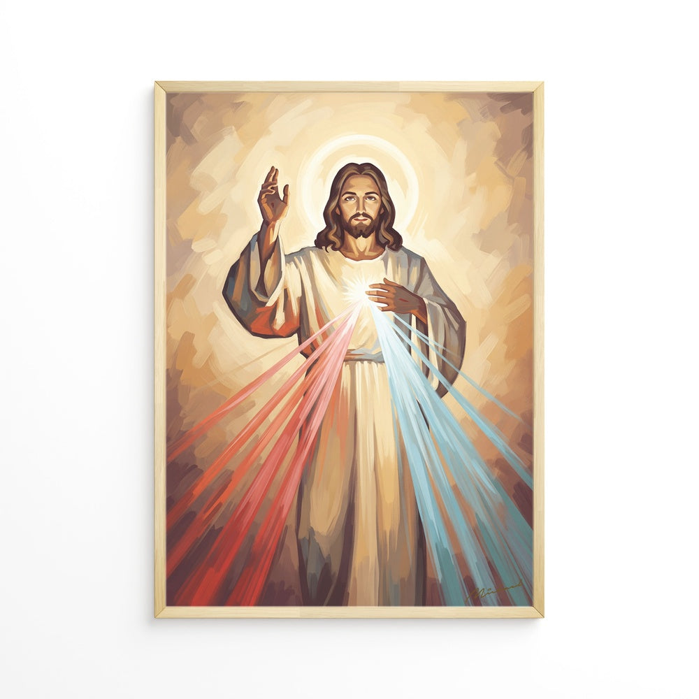In His Light, Christian Canvas Wall Art, Christmas Gift Ideas, Christian Home Decor, Ciaocustom