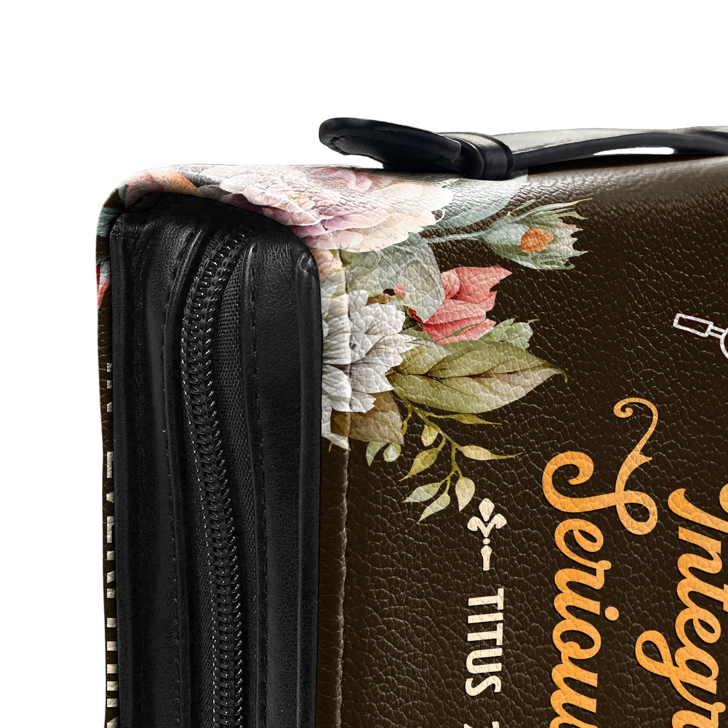 In Your Teaching Show Integrity Seriousness Titus 27 Personalized Bible Case - Jesus Bible Cover