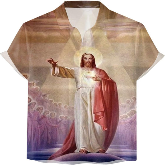 Jesus Christ Christian Hawaiian Shirt - Hawaiian Beach Shirts for Men Women