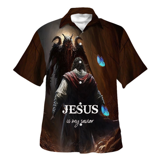 Jesus Christ Is My Savior Hawaiian Shirt For Men and Women - Faith inspired Hawaiian shirt
