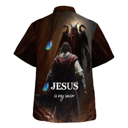 Jesus Christ Is My Savior Hawaiian Shirt For Men and Women - Faith inspired Hawaiian shirt