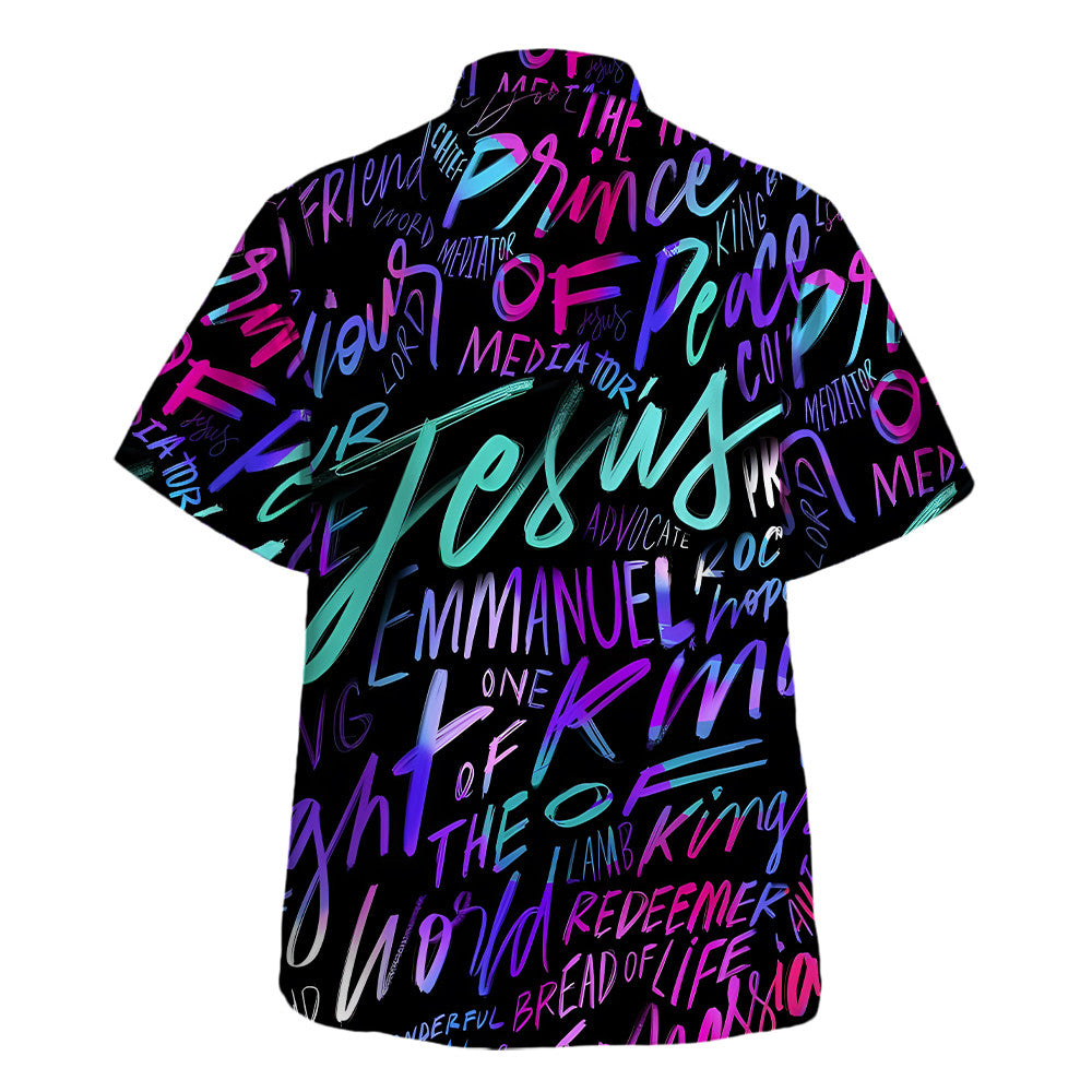 Jesus Emmanuel Hawaiian Shirt For Men and Women - Faith inspired Hawaiian shirt