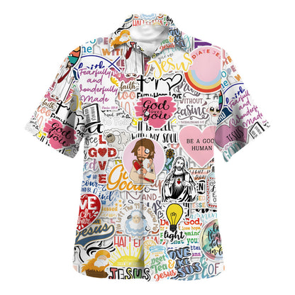 Jesus God Hawaiian Shirt For Men and Women - Faith inspired Hawaiian shirt