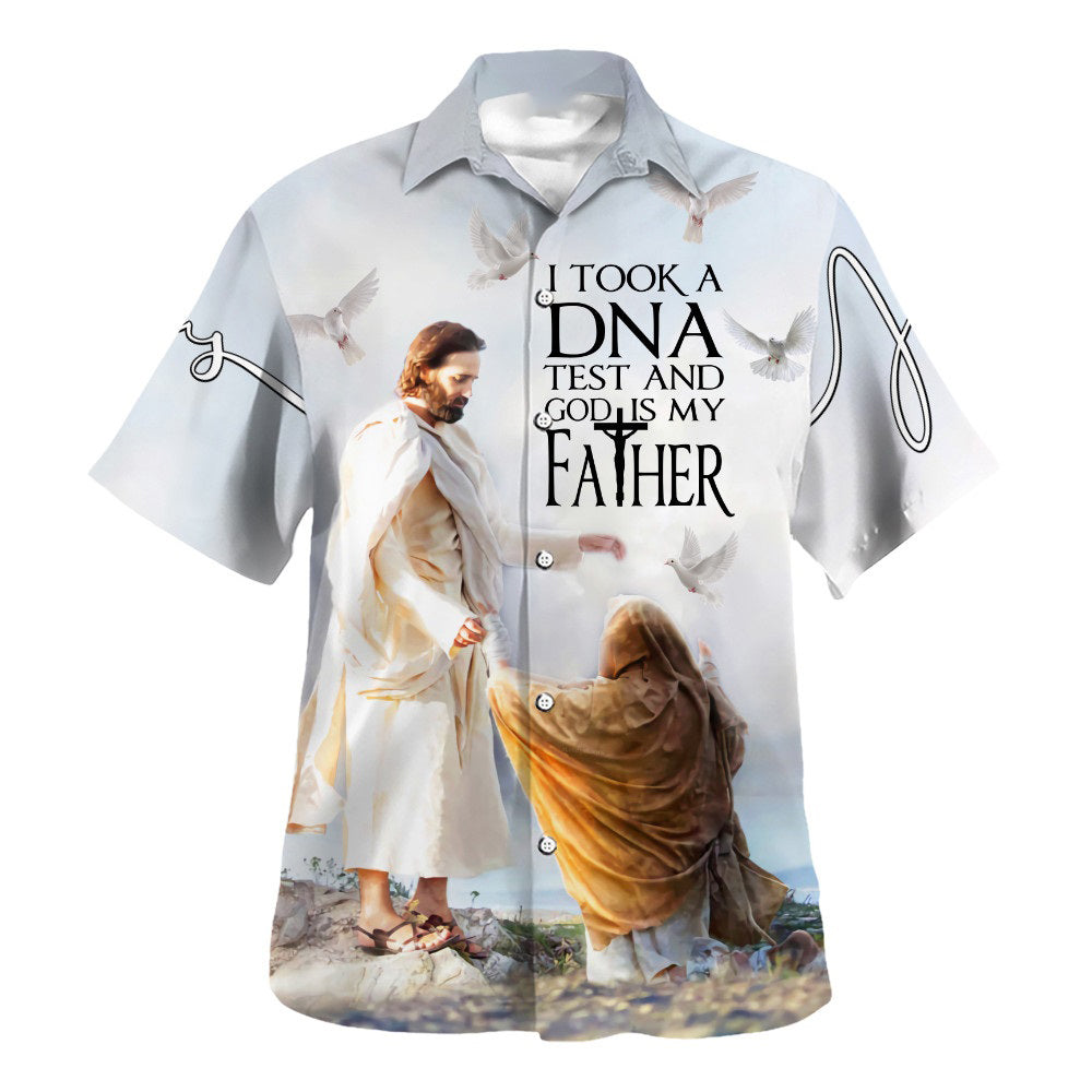 Jesus I Took A Dna Test And God Is My Father Hawaiian Shirt For Men and Women - Holy family Hawaiian shirt