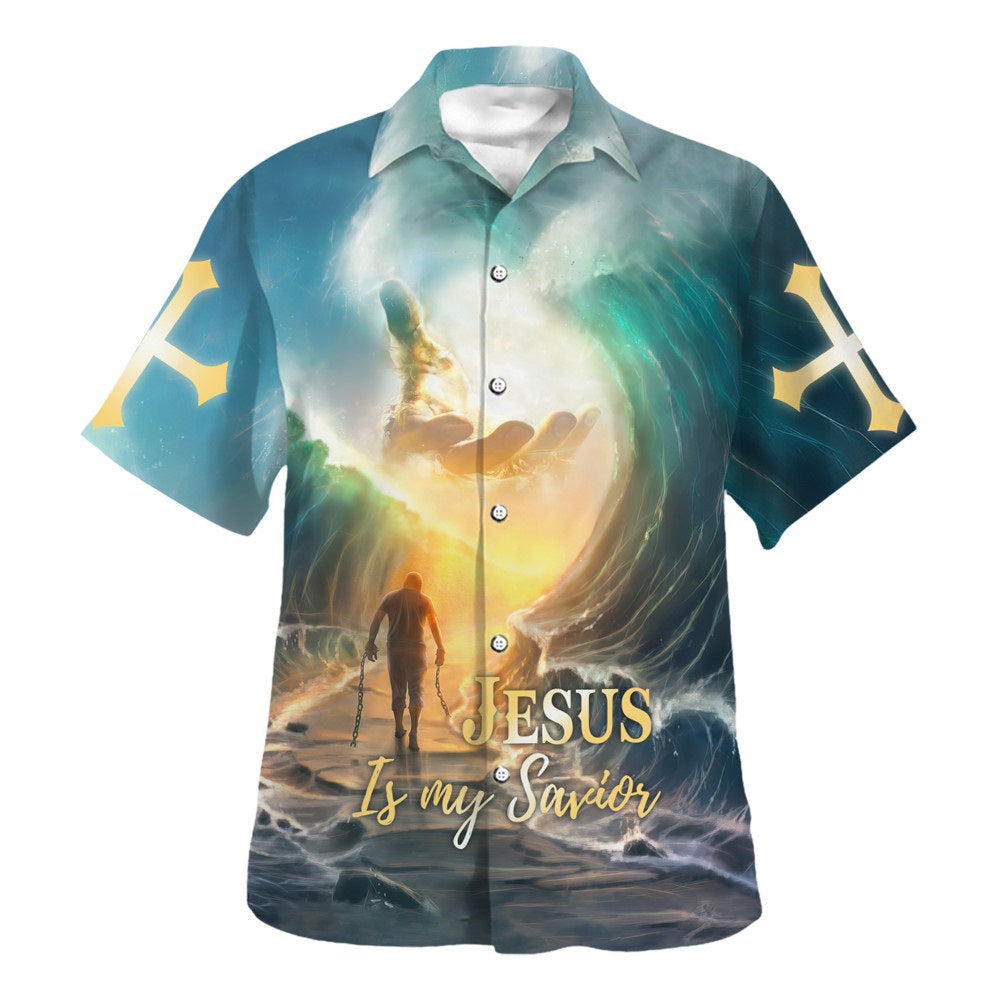 Jesus Is My Savior Hawaiian Shirt For Men And Women - Holy Family Hawaiian Shirt