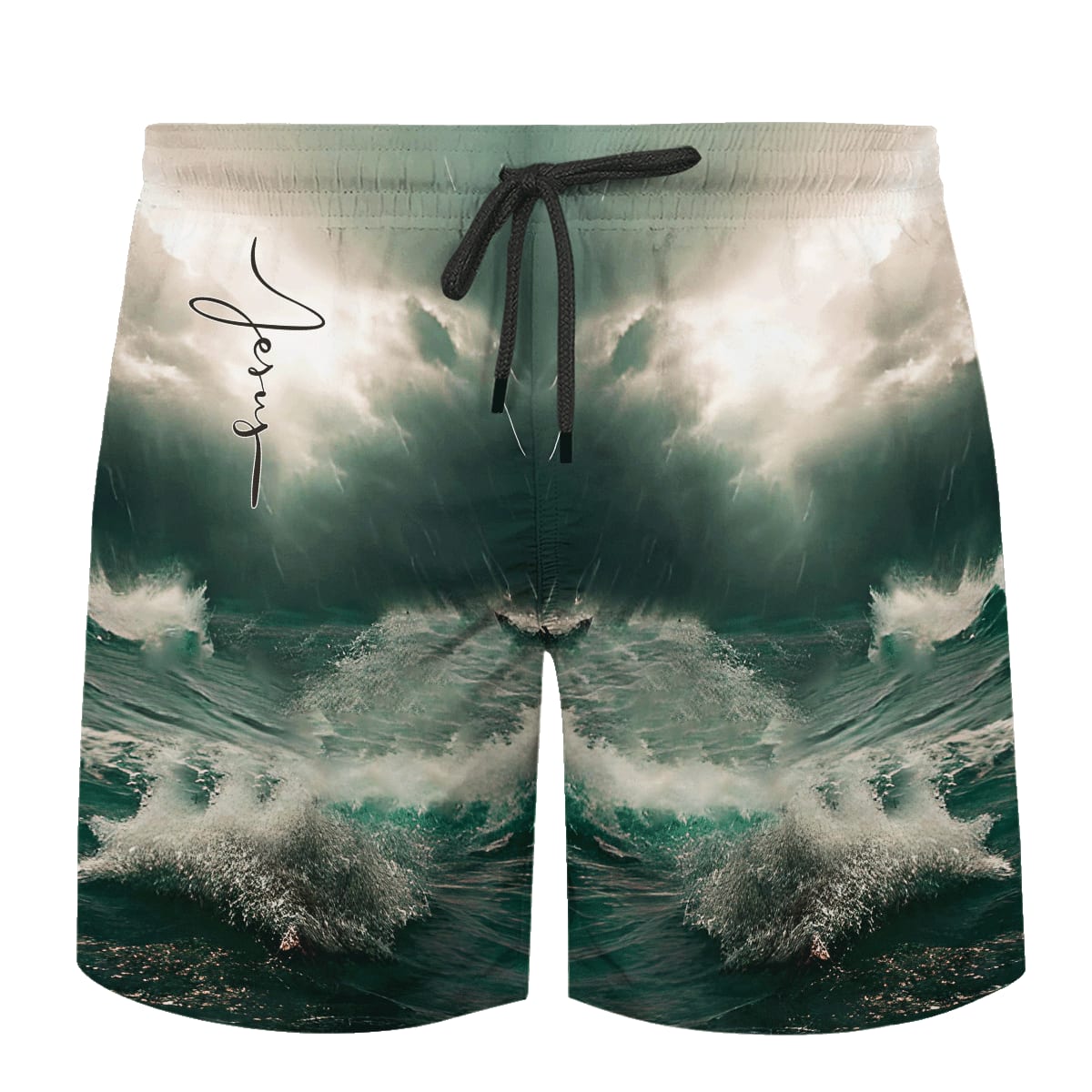 Jesus Is My Savior Walks Water Hawaiian Shirt For Men And Women - Holy Family Hawaiian Shirt