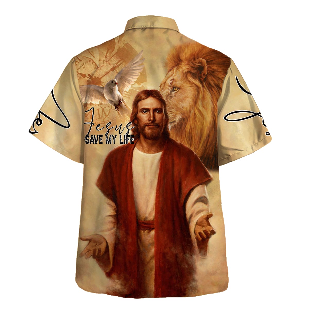 Jesus Save My Life And The Lion Dove Hawaiian Shirt For Men And Women - Religion Hawaiian Shirts