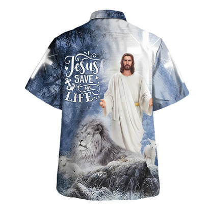 Jesus Save My Life Lion Hawaiian Shirt For Men And Women - Religion Hawaiian Shirts