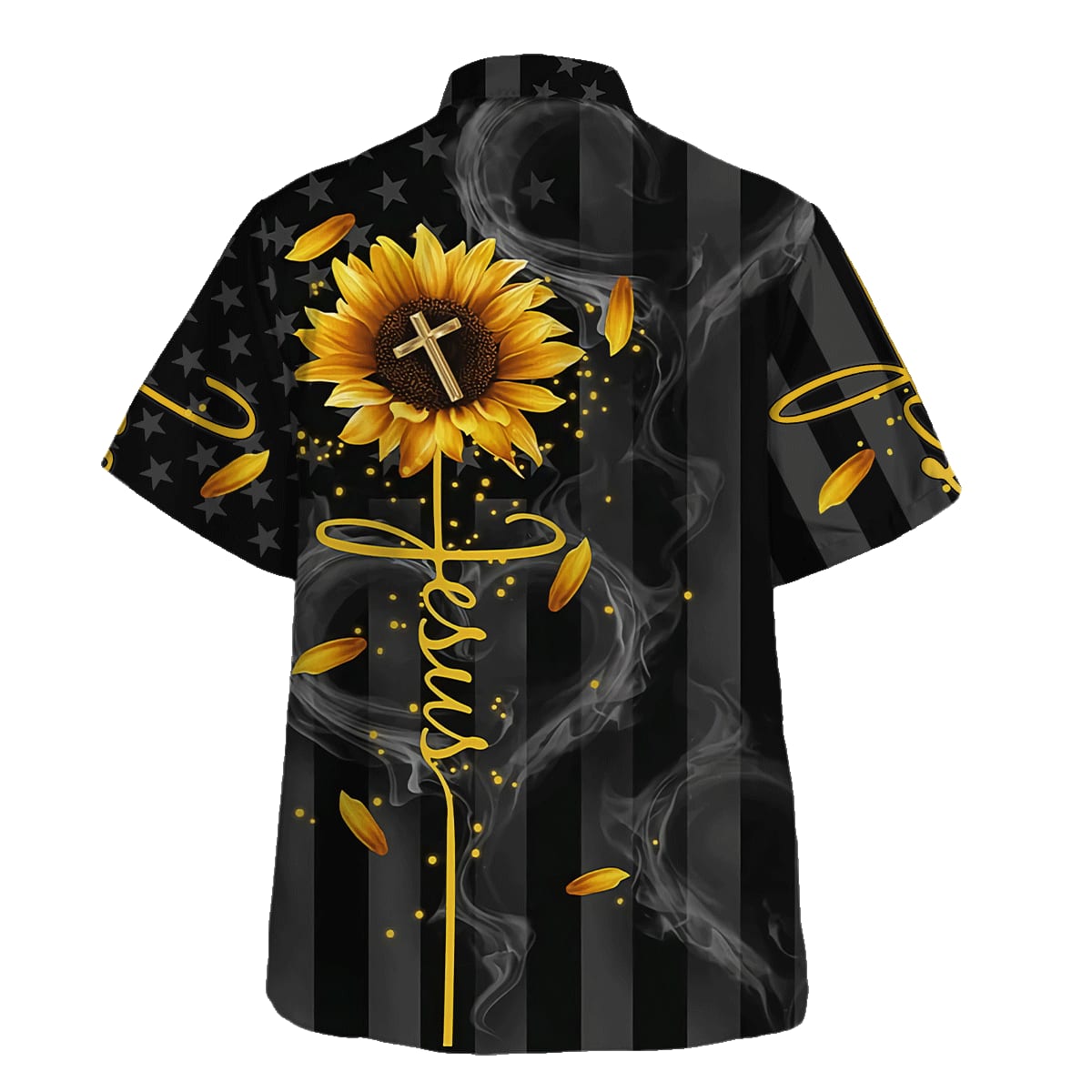 Jesus Sunflower Cross Hawaiian Shirt For Men And Women - Religion Hawaiian Shirts