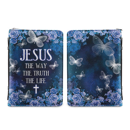 Jesus The Way The Truth The Life Personalized Bible Cover - Christian Bible Covers For Women