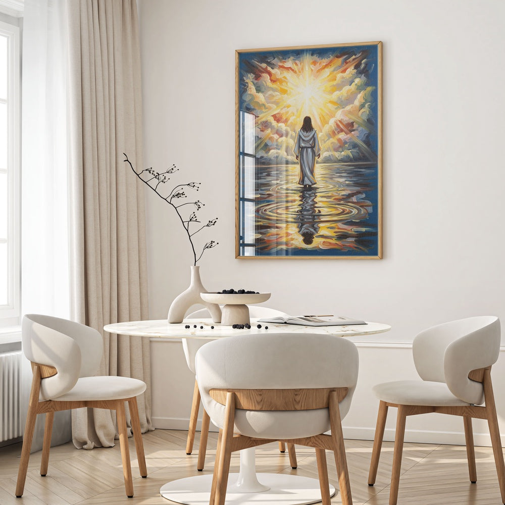 Jesus Walking on Water II, Christian Canvas Wall Art, Christmas Gift Ideas, Christian Home Decor, Ciaocustom