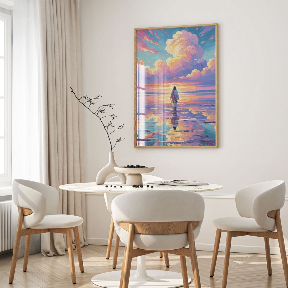 Jesus Walking on Water IX, Christian Canvas Wall Art, Christmas Gift Ideas, Christian Home Decor, Ciaocustom