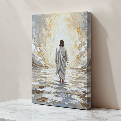 Jesus Walking on Water VIII, Christian Canvas Wall Art, Christmas Gift Ideas, Christian Home Decor, Ciaocustom