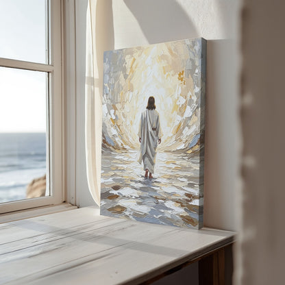 Jesus Walking on Water VIII, Christian Canvas Wall Art, Christmas Gift Ideas, Christian Home Decor, Ciaocustom