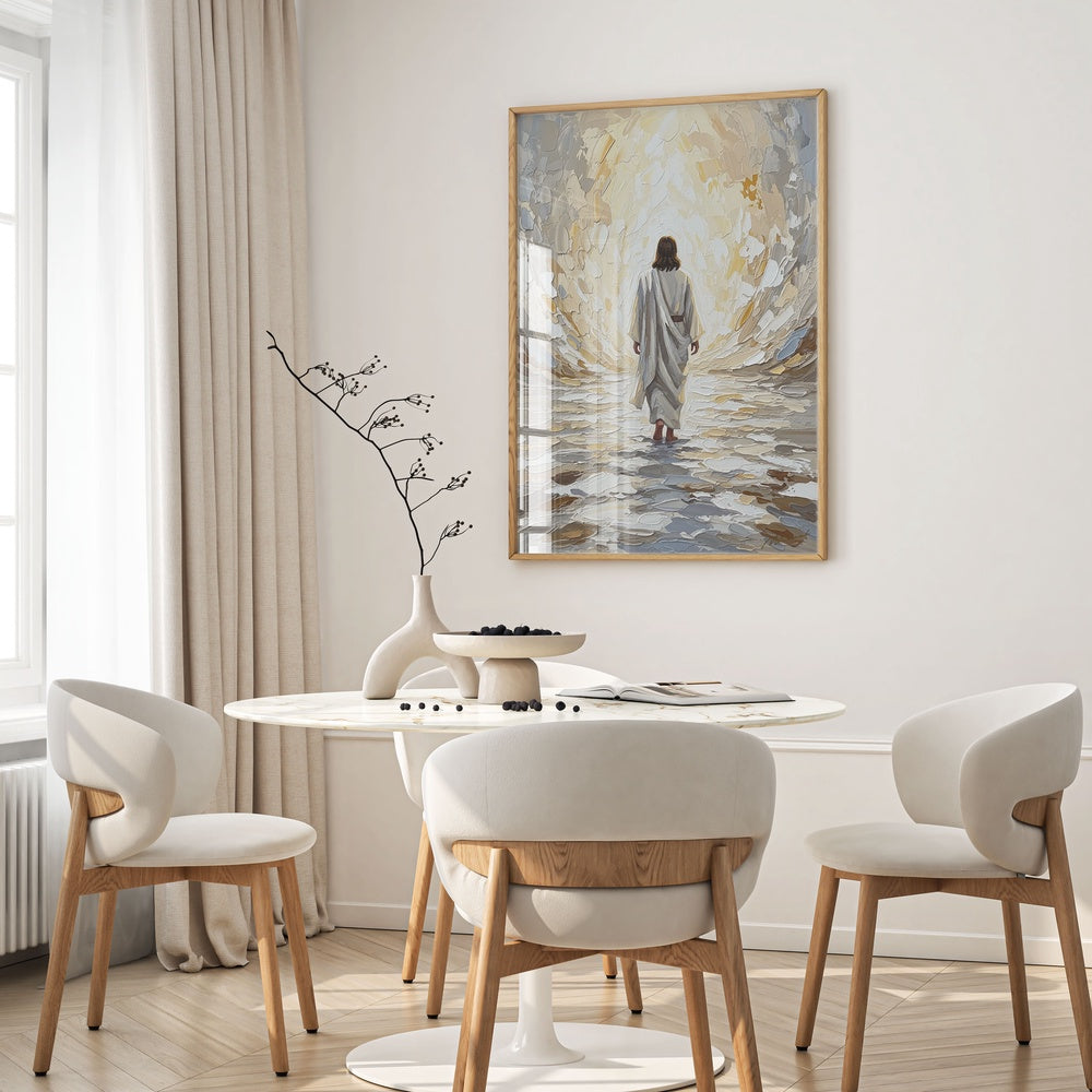 Jesus Walking on Water VIII, Christian Canvas Wall Art, Christmas Gift Ideas, Christian Home Decor, Ciaocustom