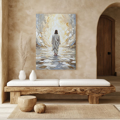 Jesus Walking on Water VIII, Christian Canvas Wall Art, Christmas Gift Ideas, Christian Home Decor, Ciaocustom