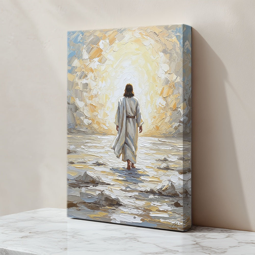 Jesus Walking on Water VII, Christian Canvas Wall Art, Christmas Gift Ideas, Christian Home Decor, Ciaocustom