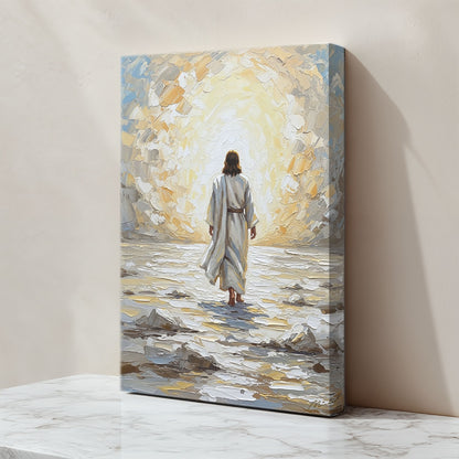 Jesus Walking on Water VII, Christian Canvas Wall Art, Christmas Gift Ideas, Christian Home Decor, Ciaocustom