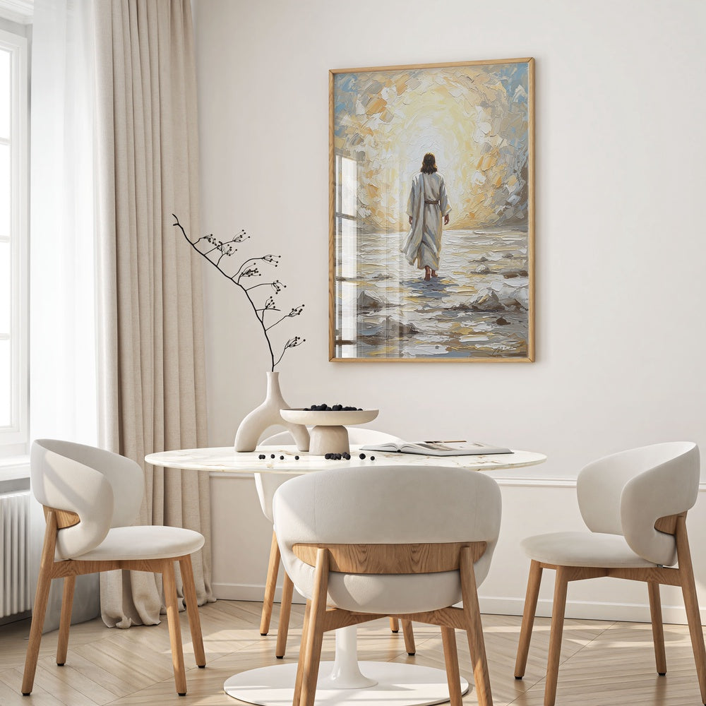 Jesus Walking on Water VII, Christian Canvas Wall Art, Christmas Gift Ideas, Christian Home Decor, Ciaocustom