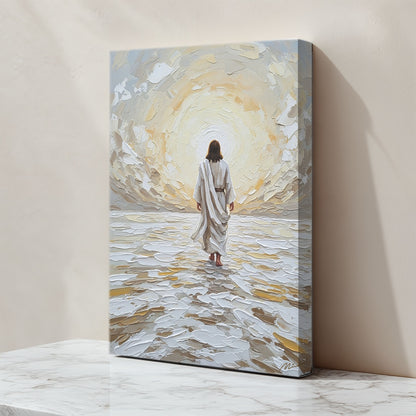 Jesus Walking on Water VI, Christian Canvas Wall Art, Christmas Gift Ideas, Christian Home Decor, Ciaocustom