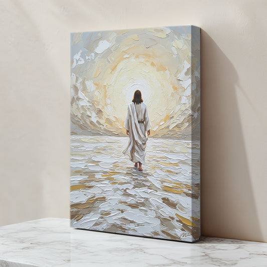 Jesus Walking on Water VI, Christian Canvas Wall Art, Christmas Gift Ideas, Christian Home Decor, Ciaocustom