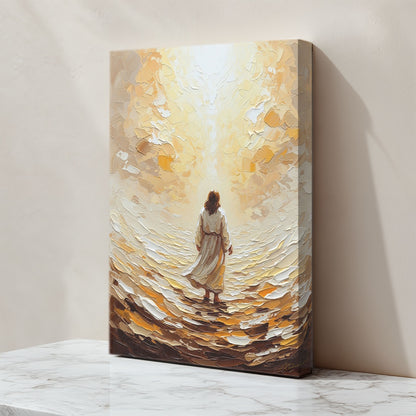 Jesus Walking on Water V, Christian Canvas Wall Art, Christmas Gift Ideas, Christian Home Decor, Ciaocustom