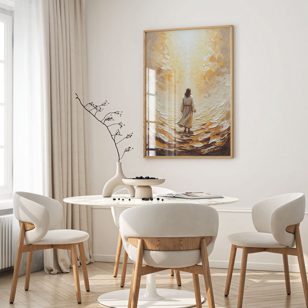 Jesus Walking on Water V, Christian Canvas Wall Art, Christmas Gift Ideas, Christian Home Decor, Ciaocustom