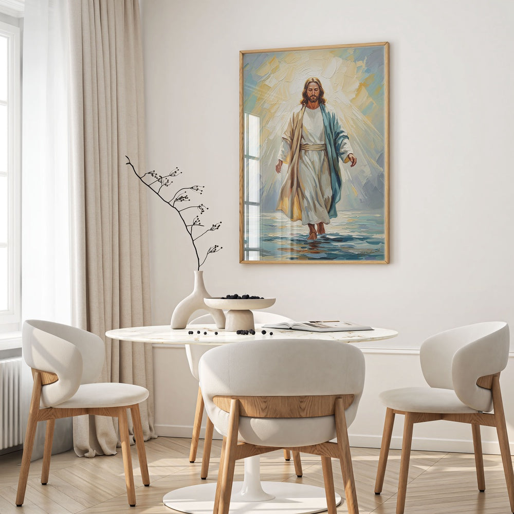 Jesus Walking on Water XIII, Christian Canvas Wall Art, Christmas Gift Ideas, Christian Home Decor, Ciaocustom