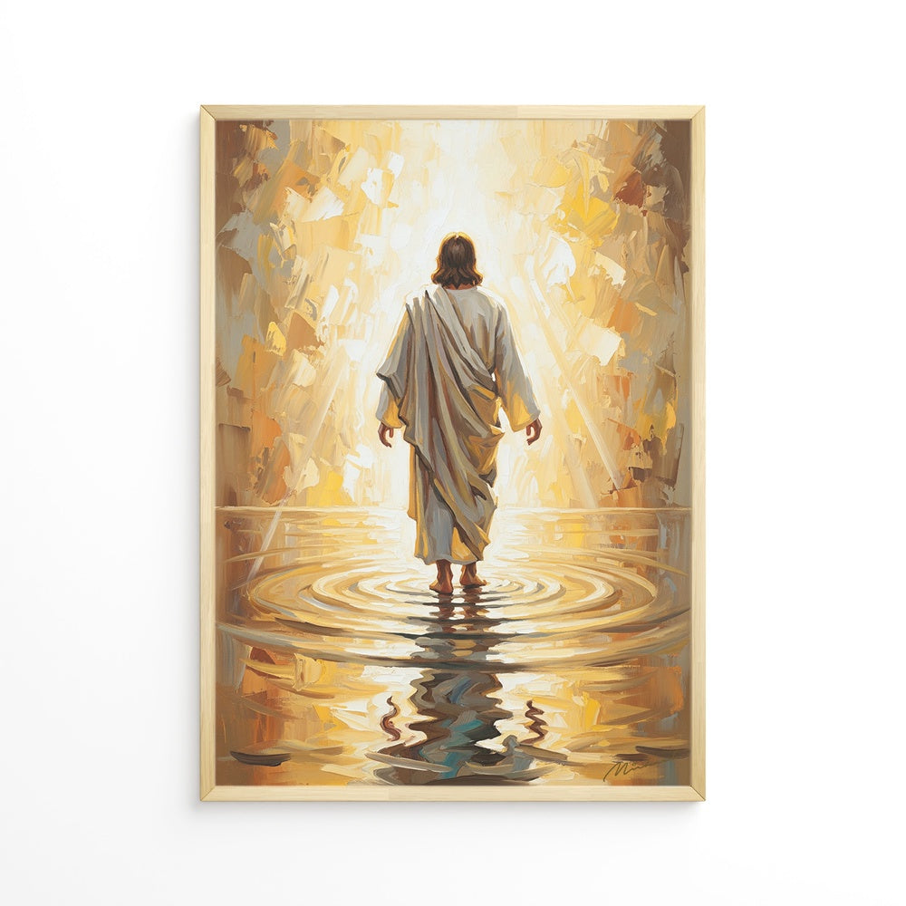 Jesus Walking on Water X, Christian Canvas Wall Art, Christmas Gift Ideas, Christian Home Decor, Ciaocustom