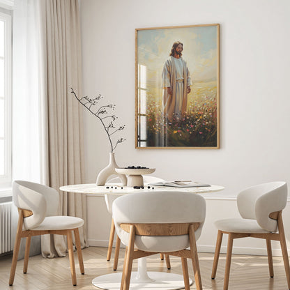 Jesus in The Garden, Christian Canvas Wall Art, Christmas Gift Ideas, Christian Home Decor, Ciaocustom