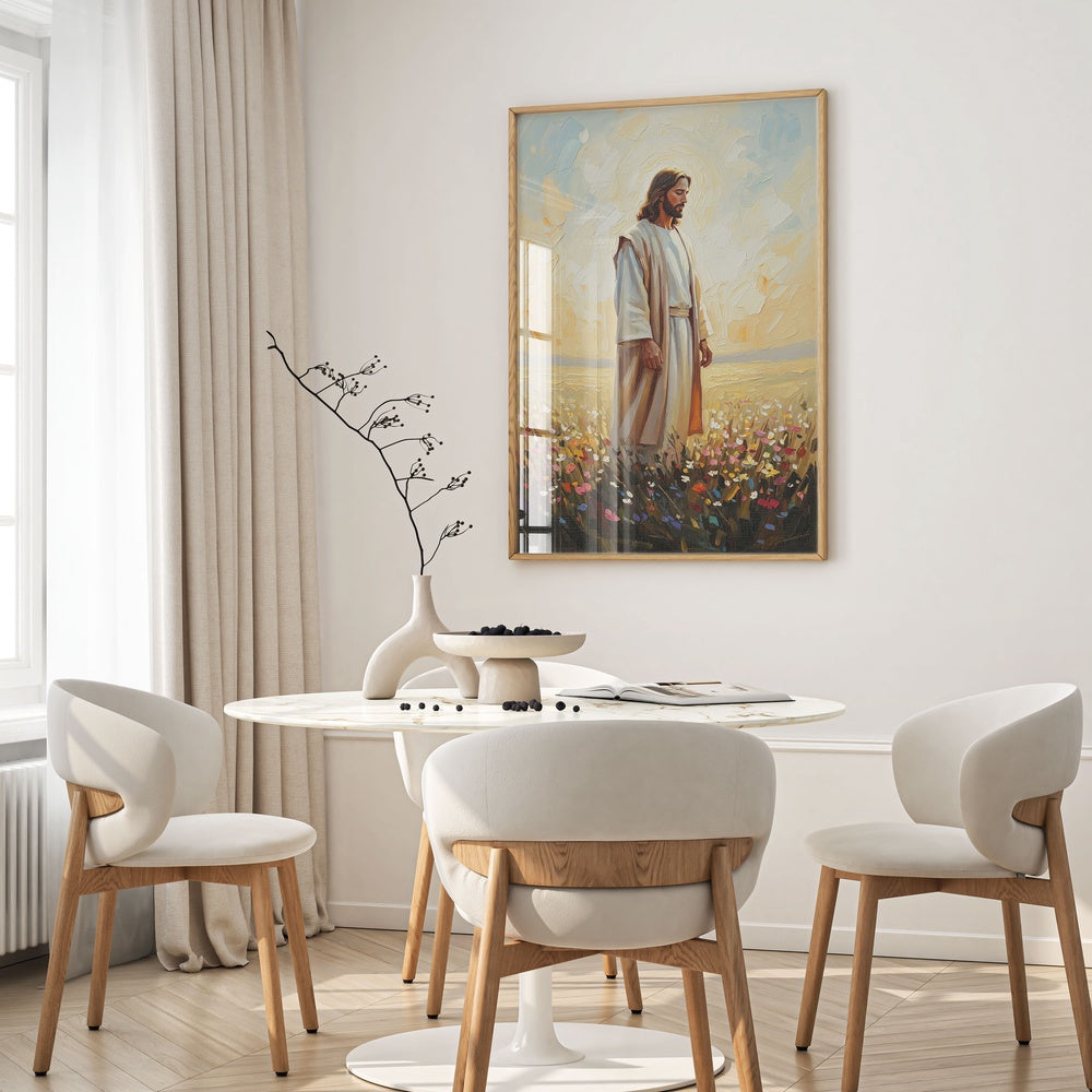 Jesus in The Garden II, Christian Canvas Wall Art, Christmas Gift Ideas, Christian Home Decor, Ciaocustom