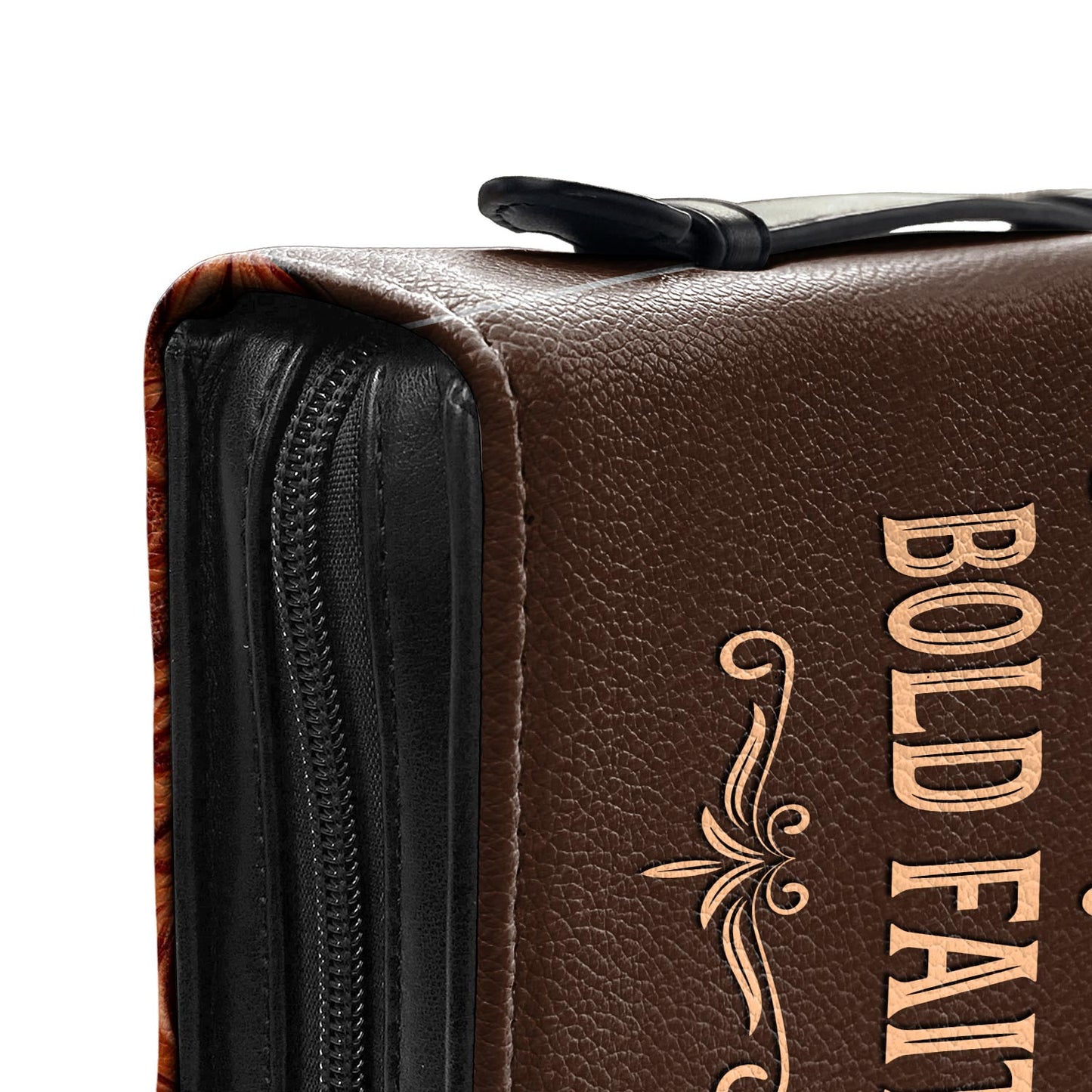 Kind Heart Wise Mind Brave Spirit Bold Faith Personalized Bible Cover - Christian Bible Covers For Women