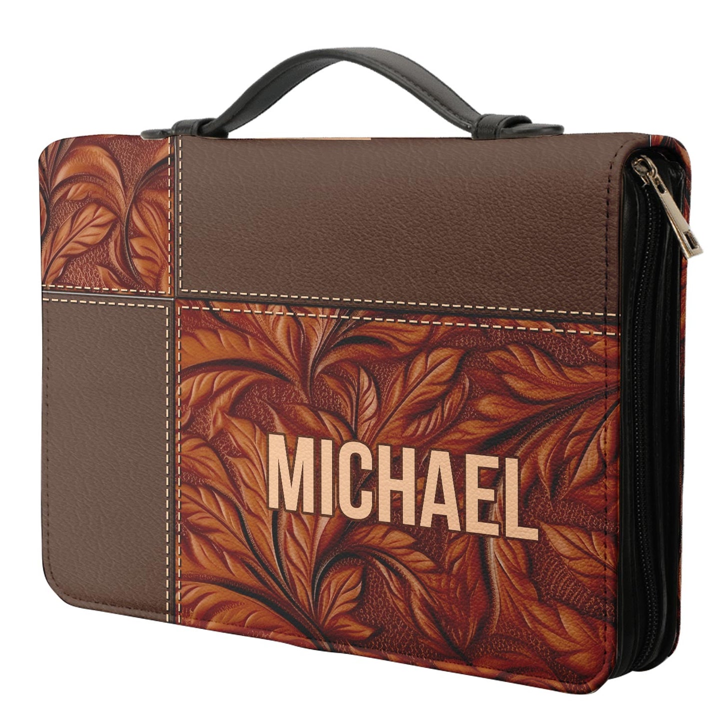 Kind Heart Wise Mind Brave Spirit Bold Faith Personalized Bible Cover - Christian Bible Covers For Women