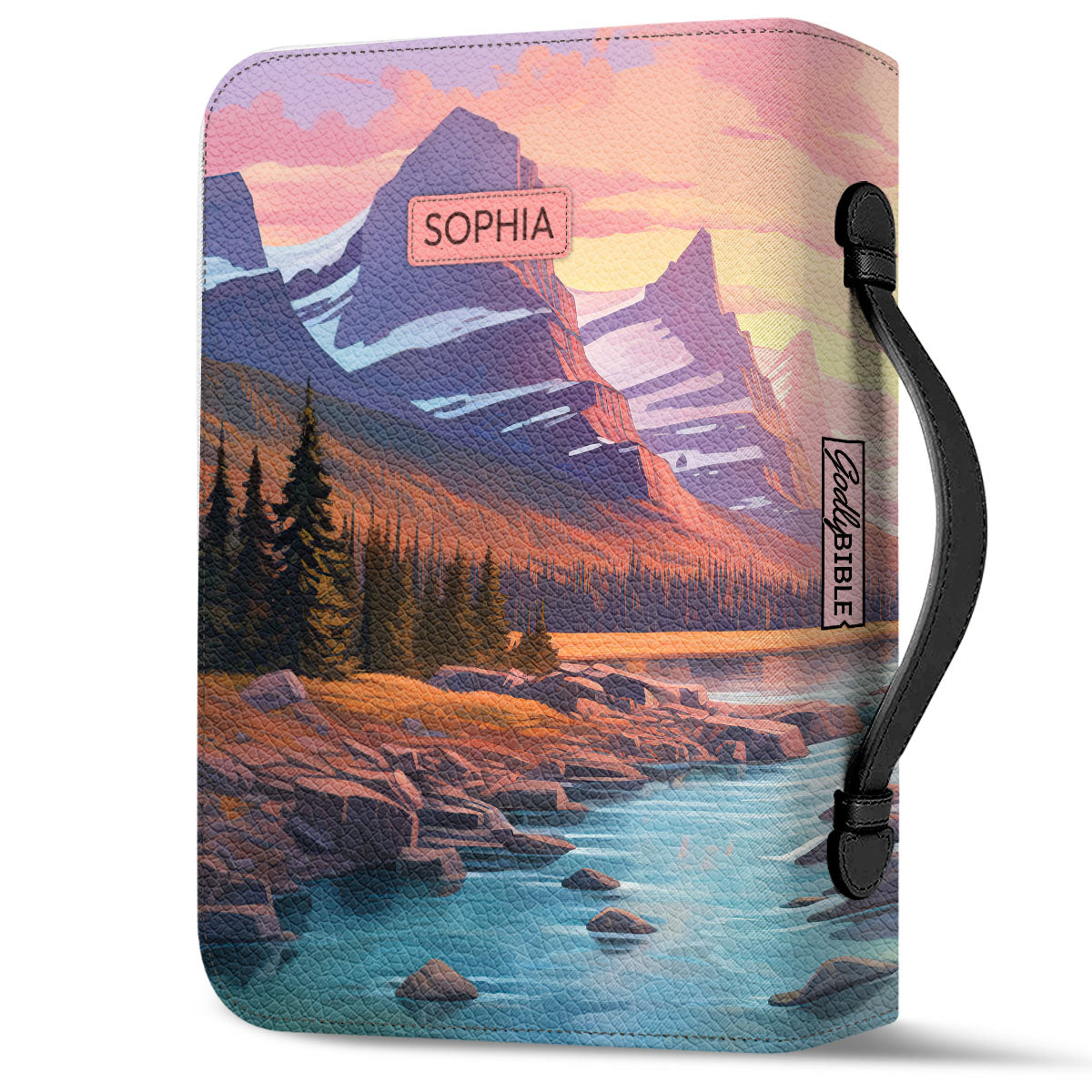 Let Your Faith Be Bigger Than Your Fear Glacier Personalized Bible Cover - Christian Bible Covers For Women