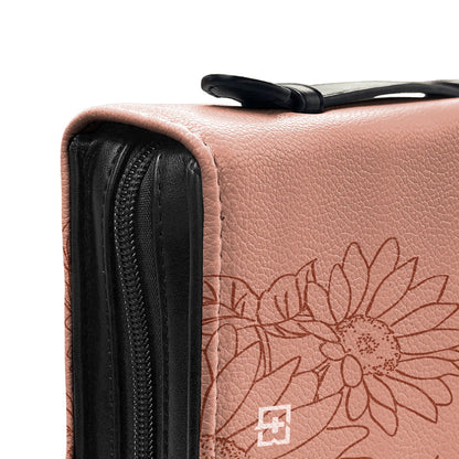 Let Your Faith Be Bigger Than Your Fear Sunflower Personalized Bible Cover - Christian Bible Covers For Women