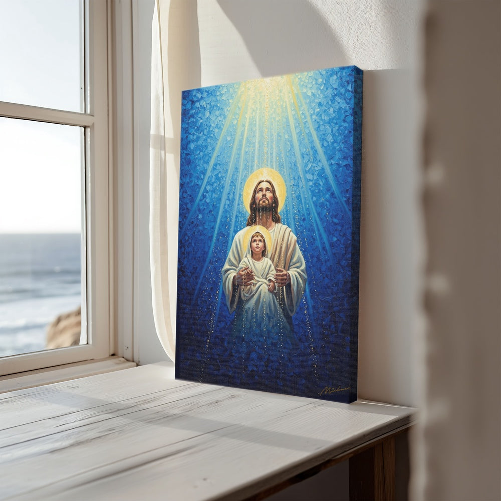 Let the Children Come, Christian Canvas Wall Art, Christmas Gift Ideas, Christian Home Decor, Ciaocustom