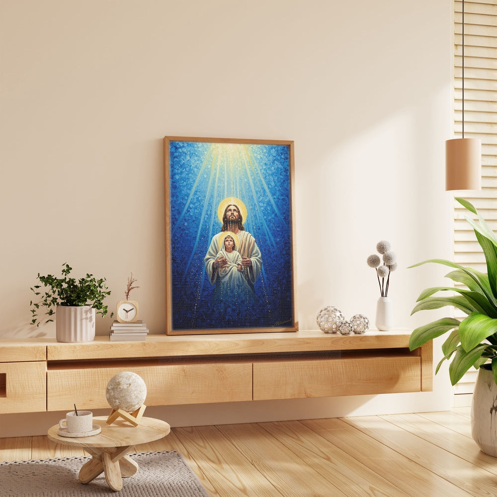 Let the Children Come, Christian Canvas Wall Art, Christmas Gift Ideas, Christian Home Decor, Ciaocustom