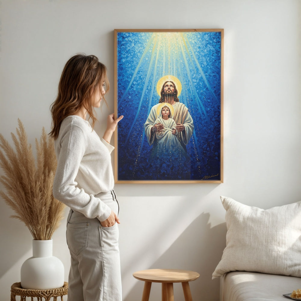 Let the Children Come, Christian Canvas Wall Art, Christmas Gift Ideas, Christian Home Decor, Ciaocustom