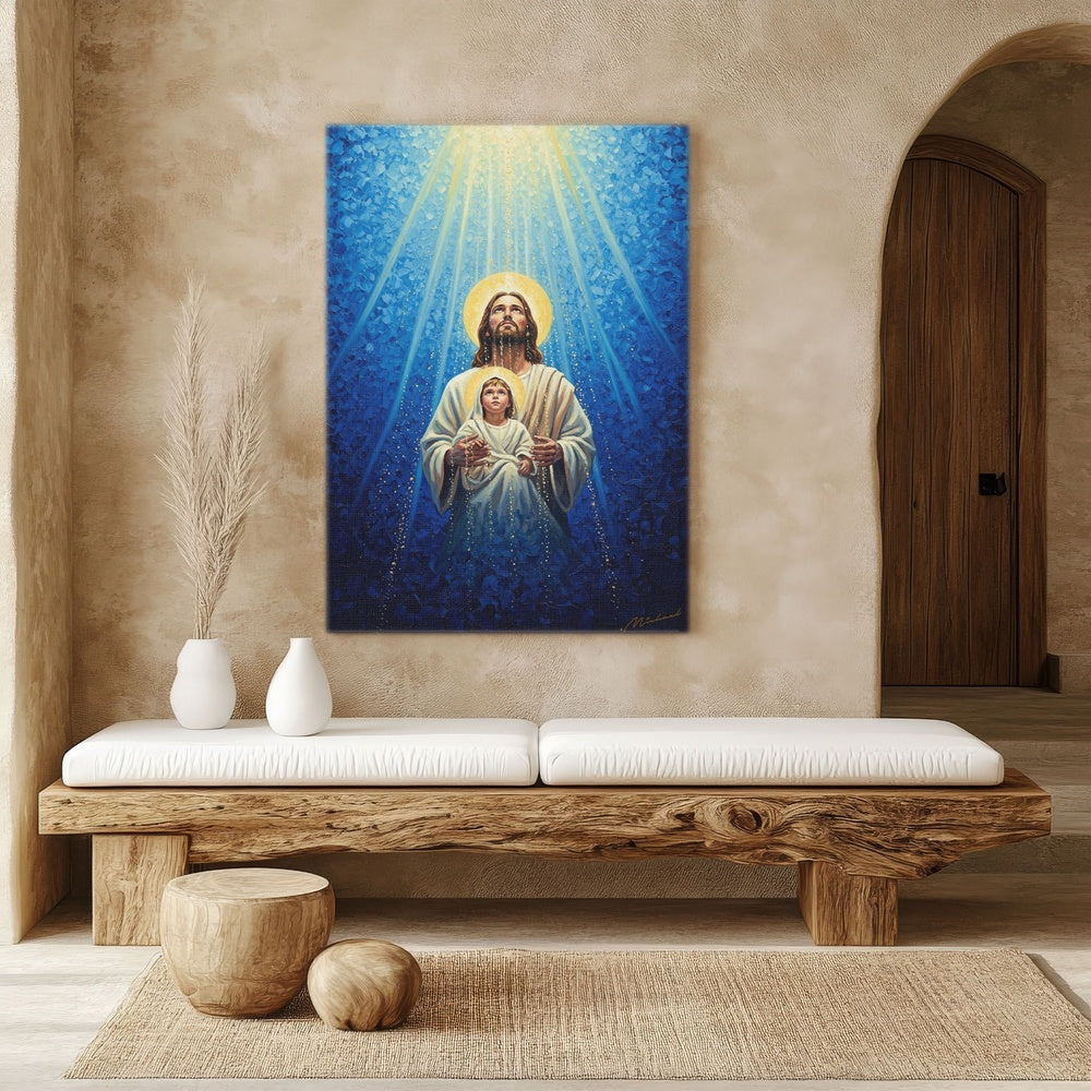 Let the Children Come, Christian Canvas Wall Art, Christmas Gift Ideas, Christian Home Decor, Ciaocustom