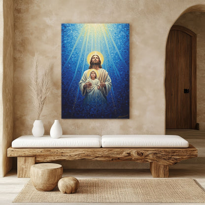 Let the Children Come, Christian Canvas Wall Art, Christmas Gift Ideas, Christian Home Decor, Ciaocustom