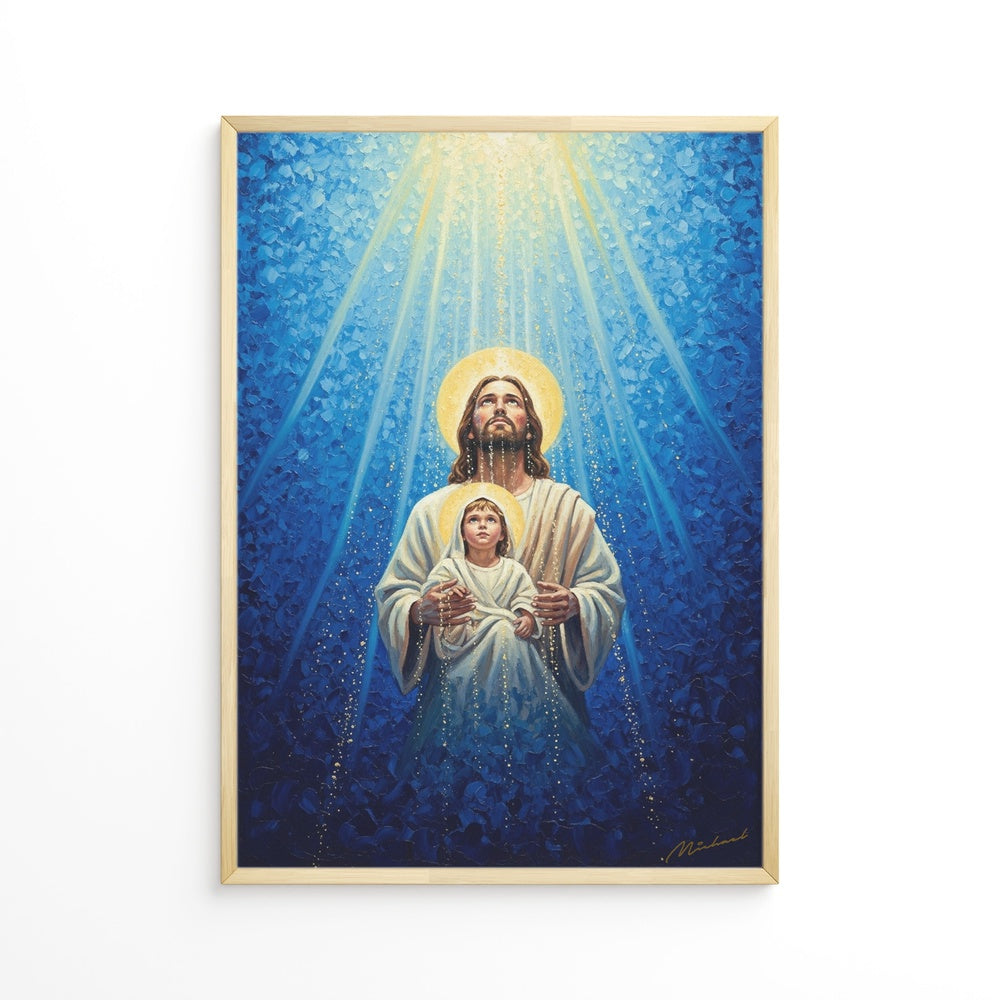 Let the Children Come, Christian Canvas Wall Art, Christmas Gift Ideas, Christian Home Decor, Ciaocustom