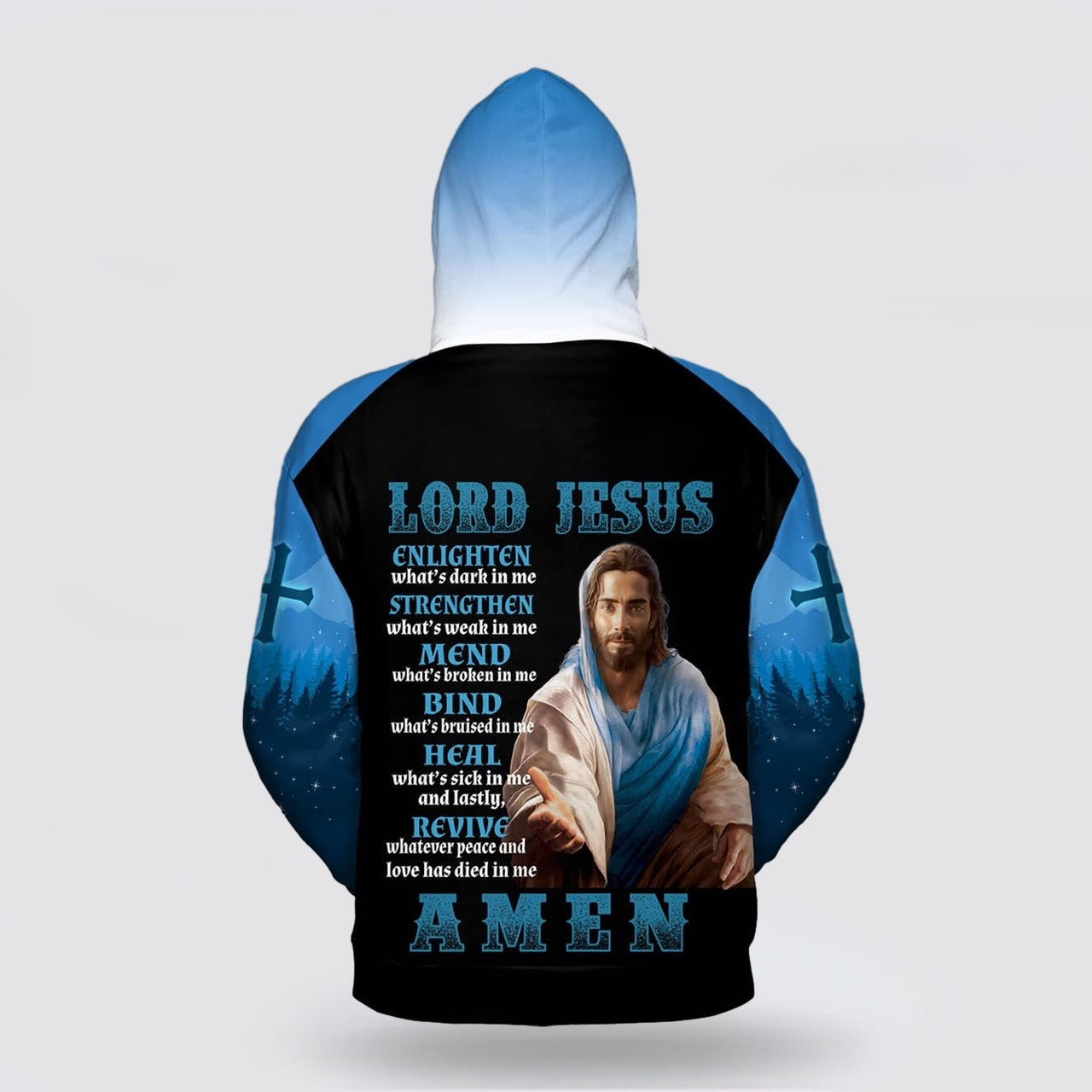 Lion Lord Jesus Enlighten What's Dark In Me Amen 3d Hoodies For Women Men - Christian Apparel HoodiesLion Lord Jesus Enlighten What's Dark In Me Amen 3d Hoodies For Women Men - Christian Apparel Hoodies